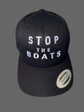 Stop The Boats Embroidered Trucker Cap