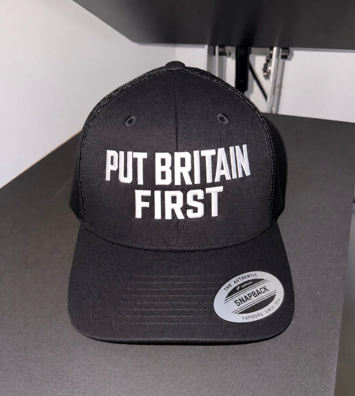Put Britain First Embroidered Trucker Cap