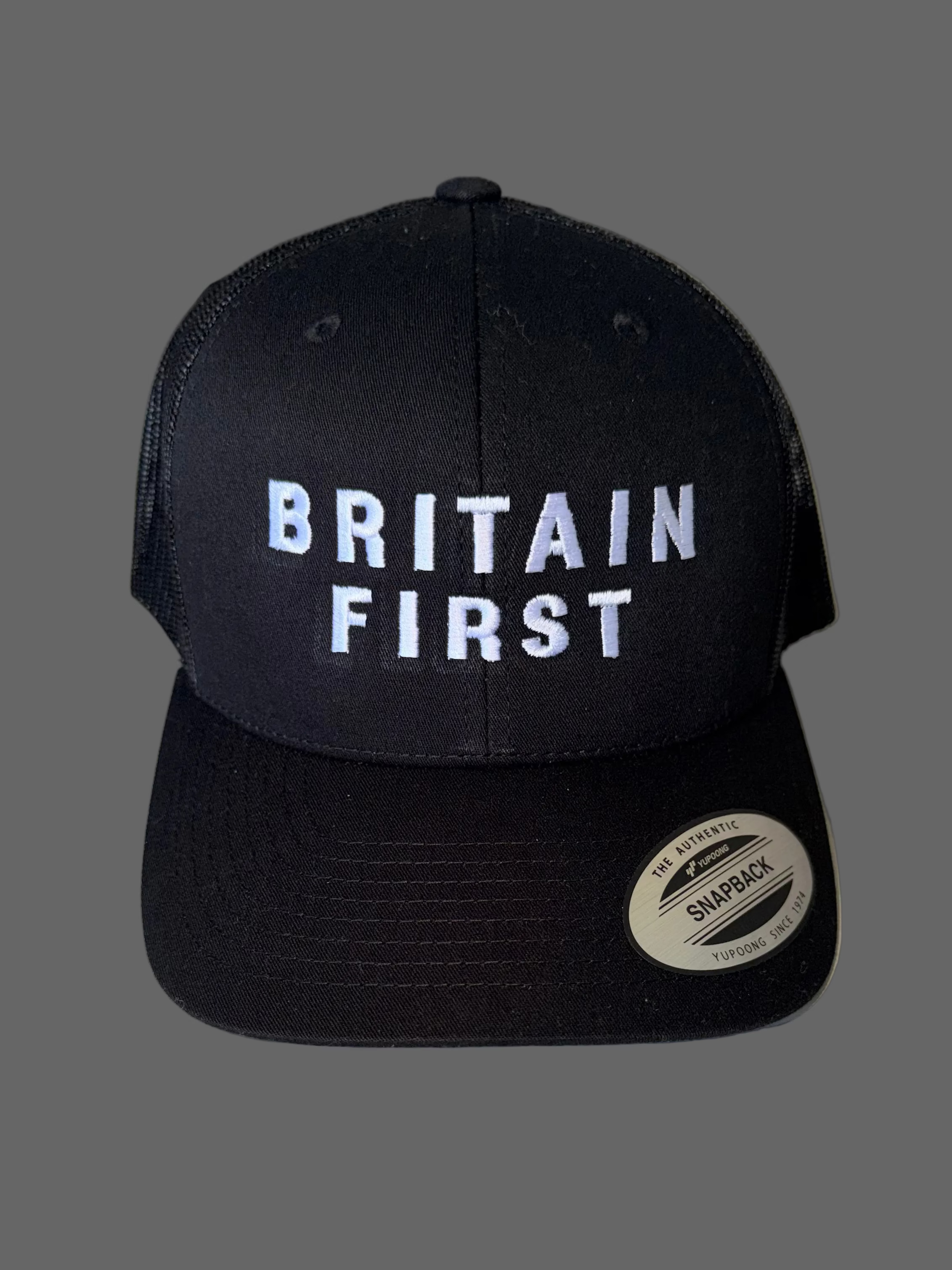 Britain First Embroidered Trucker Cap