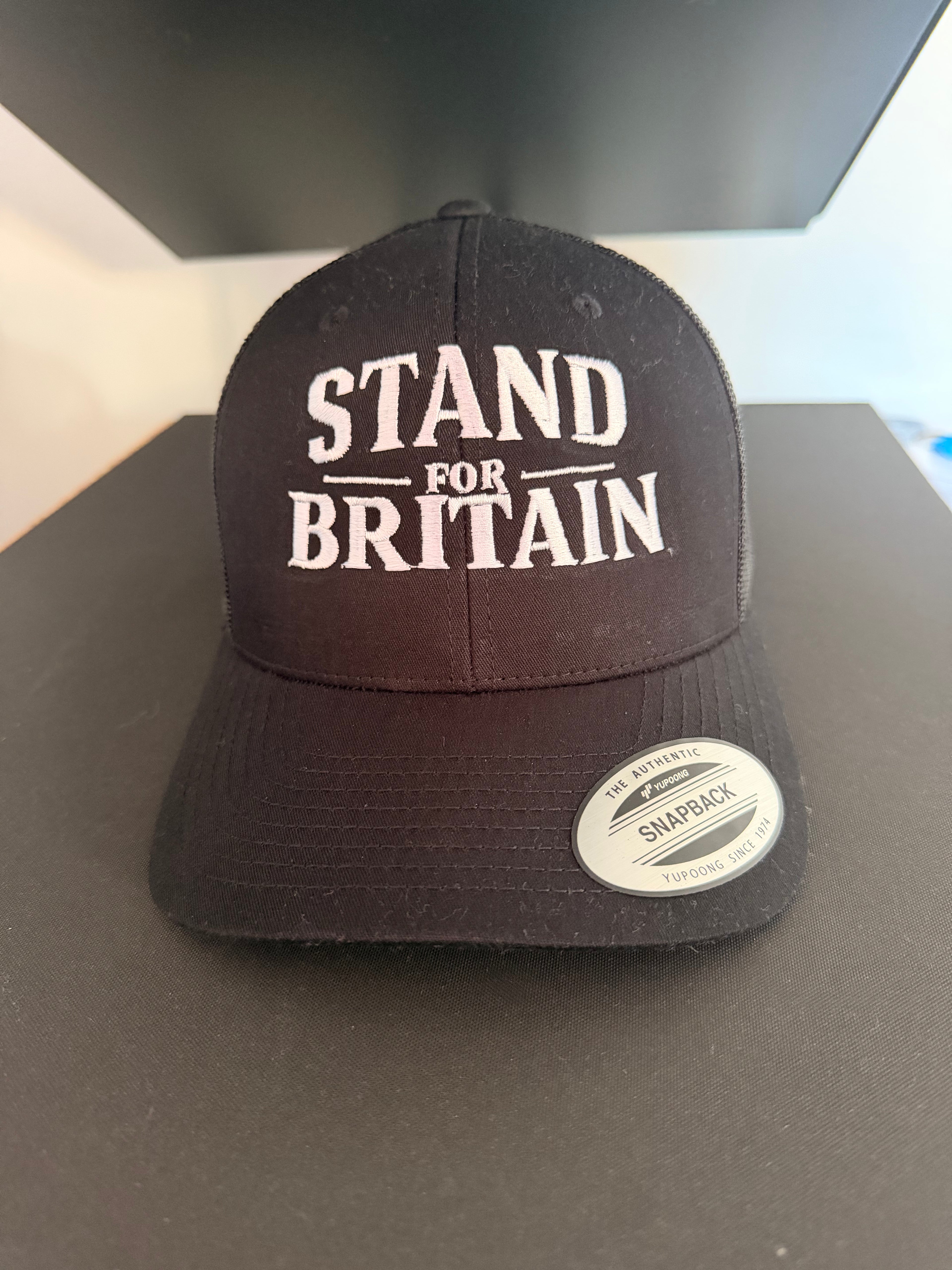 Stand For Britain Embroidered Trucker Cap